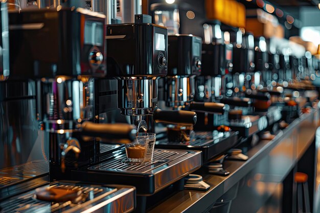 row-many-coffee-machines
